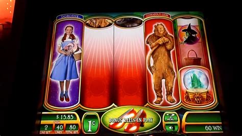 The Wizard of Oz Slot Machine .